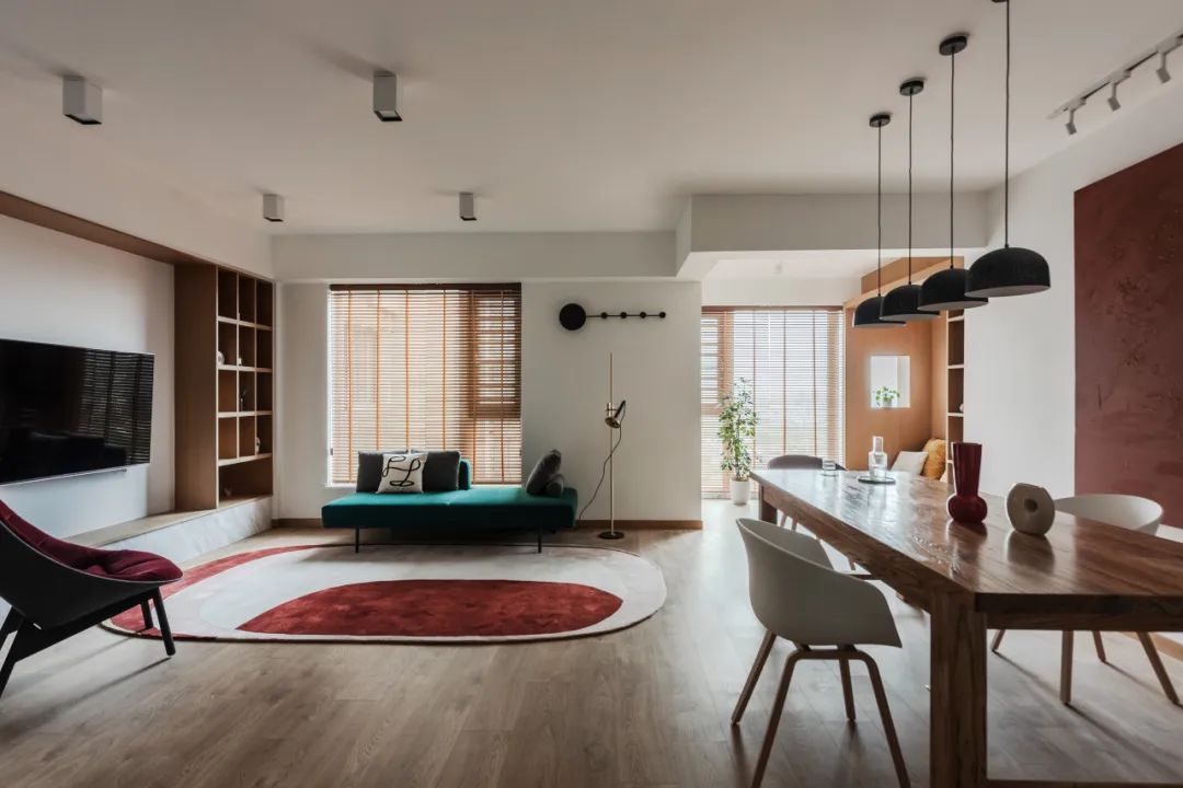 现代原木风格室内设计家装案例-客厅 现代原木风格室内设计家装案例-客厅