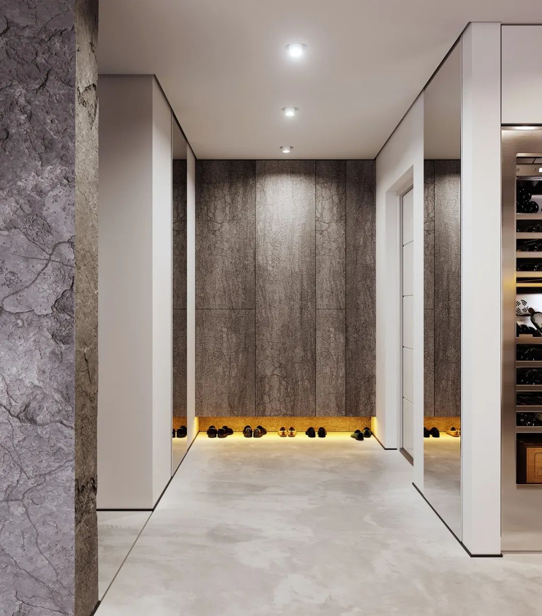 装修案例现代简约风格室内装修效果图-玄关 装修案例现代简约风格室内装修效果图-玄关