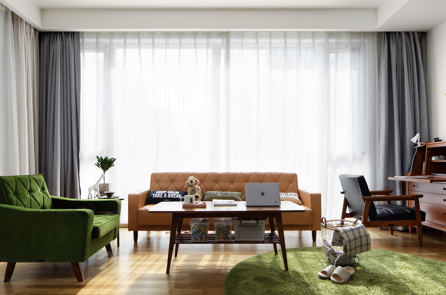 佛山装修公司日式简约风格室内装修效果图-客厅 佛山装修公司日式简约风格室内装修效果图-客厅