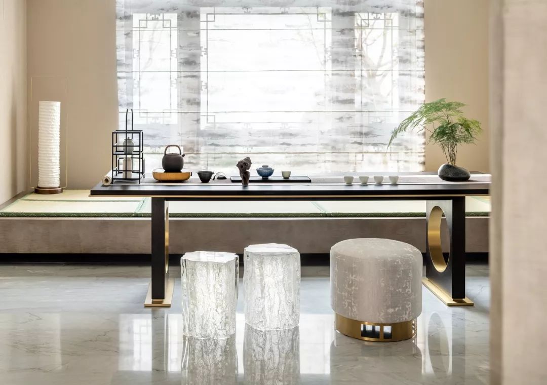 新中式风格家装设计室内装修效果图-茶室 新中式风格家装设计室内装修效果图-茶室