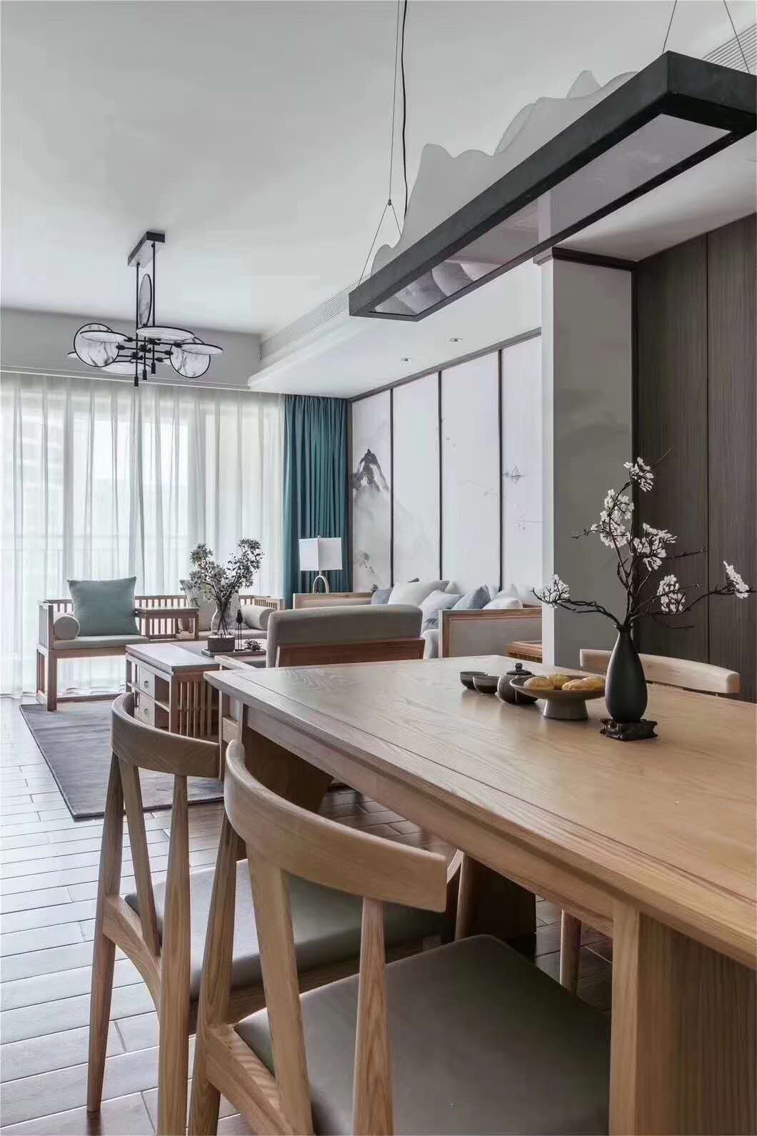 星海岸三居126平米现代简约风格装修案例-餐厨厅 星海岸三居126平米现代简约风格装修案例-餐厨厅