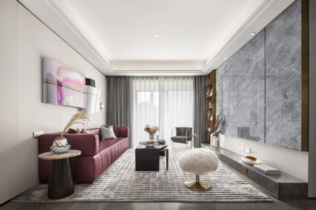 高雅轻奢风格室内设计家装案例-客厅 高雅轻奢风格室内设计家装案例-客厅