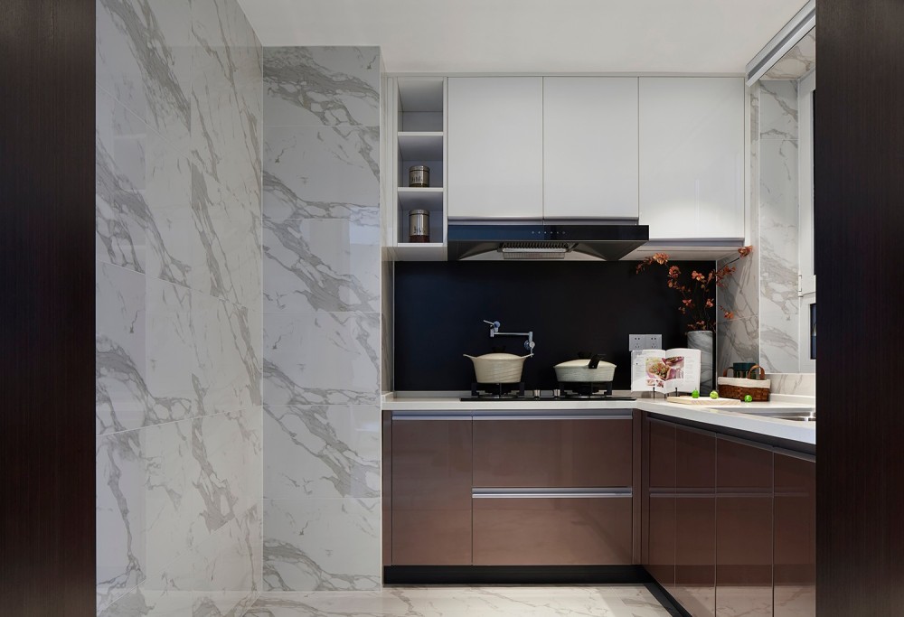 港式现代风格室内家装案例效果图-厨房 港式现代风格室内家装案例效果图-厨房