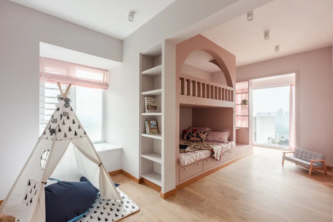 现代原木风格室内设计家装案例-儿童房 现代原木风格室内设计家装案例-儿童房