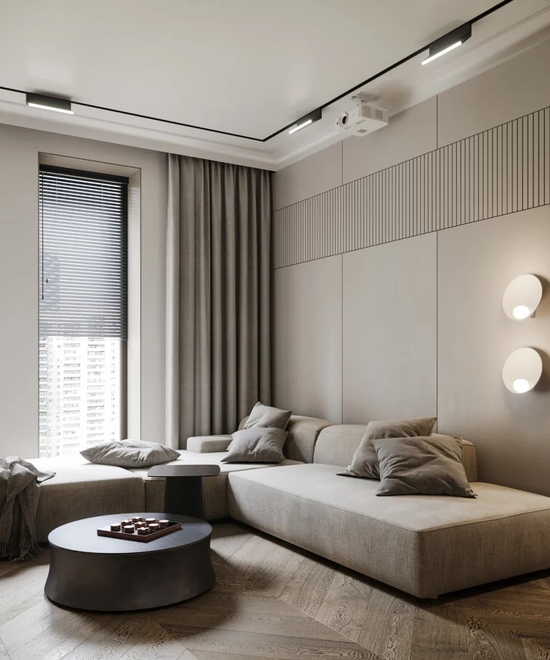 装修案例现代简约风格室内装修效果图-客厅 装修案例现代简约风格室内装修效果图-客厅