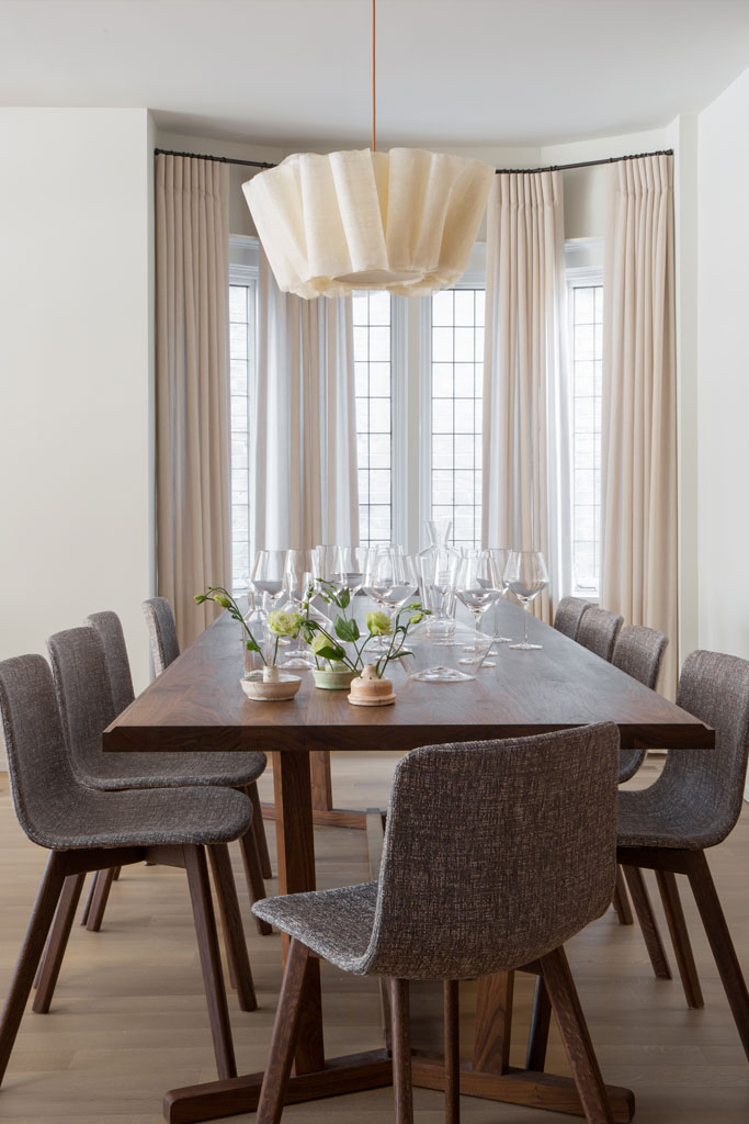 北欧简约原木风格室内家装案例效果图-餐厅 北欧简约原木风格室内家装案例效果图-餐厅