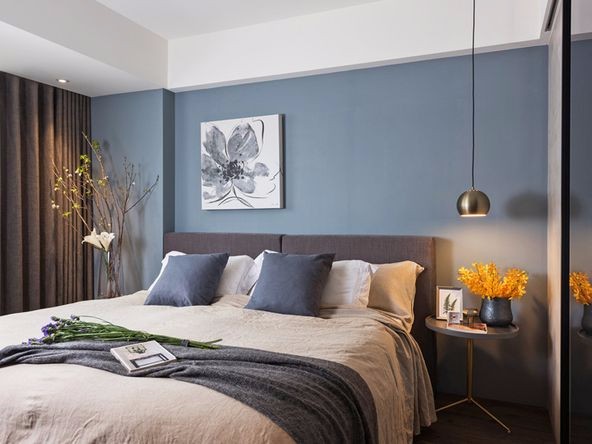圆融广场二居99平米北欧风格装修案例-卧室 圆融广场二居99平米北欧风格装修案例-卧室