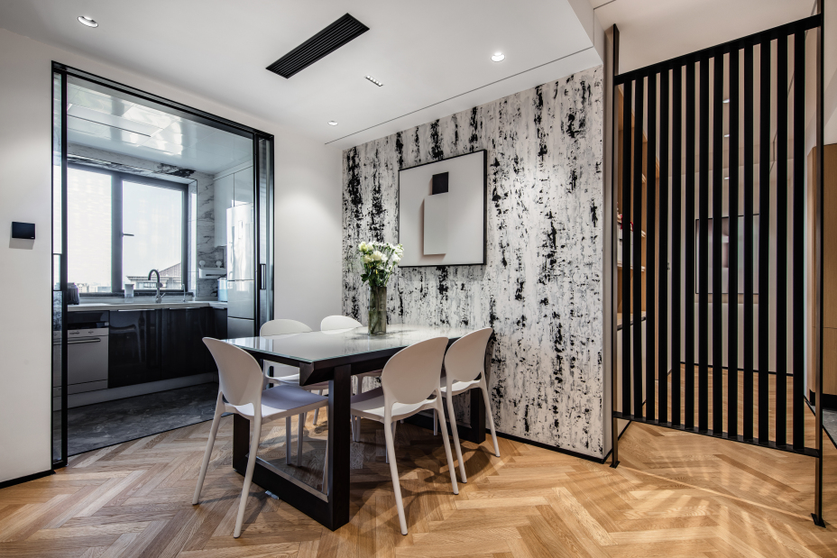 现代风格室内家装案例效果图-餐厅 现代风格室内家装案例效果图-餐厅