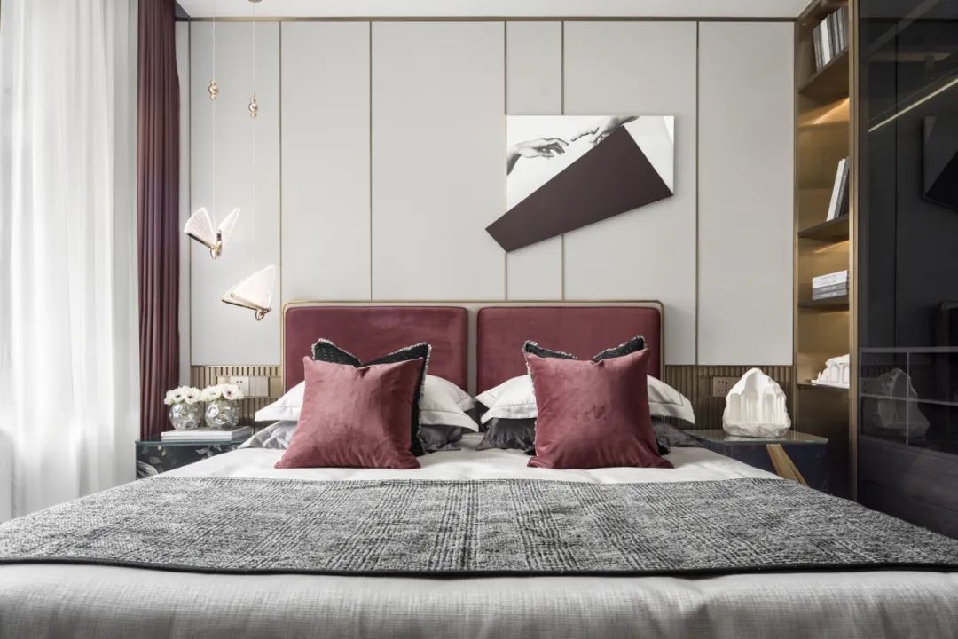 高雅轻奢风格室内设计家装案例-卧室 高雅轻奢风格室内设计家装案例-卧室
