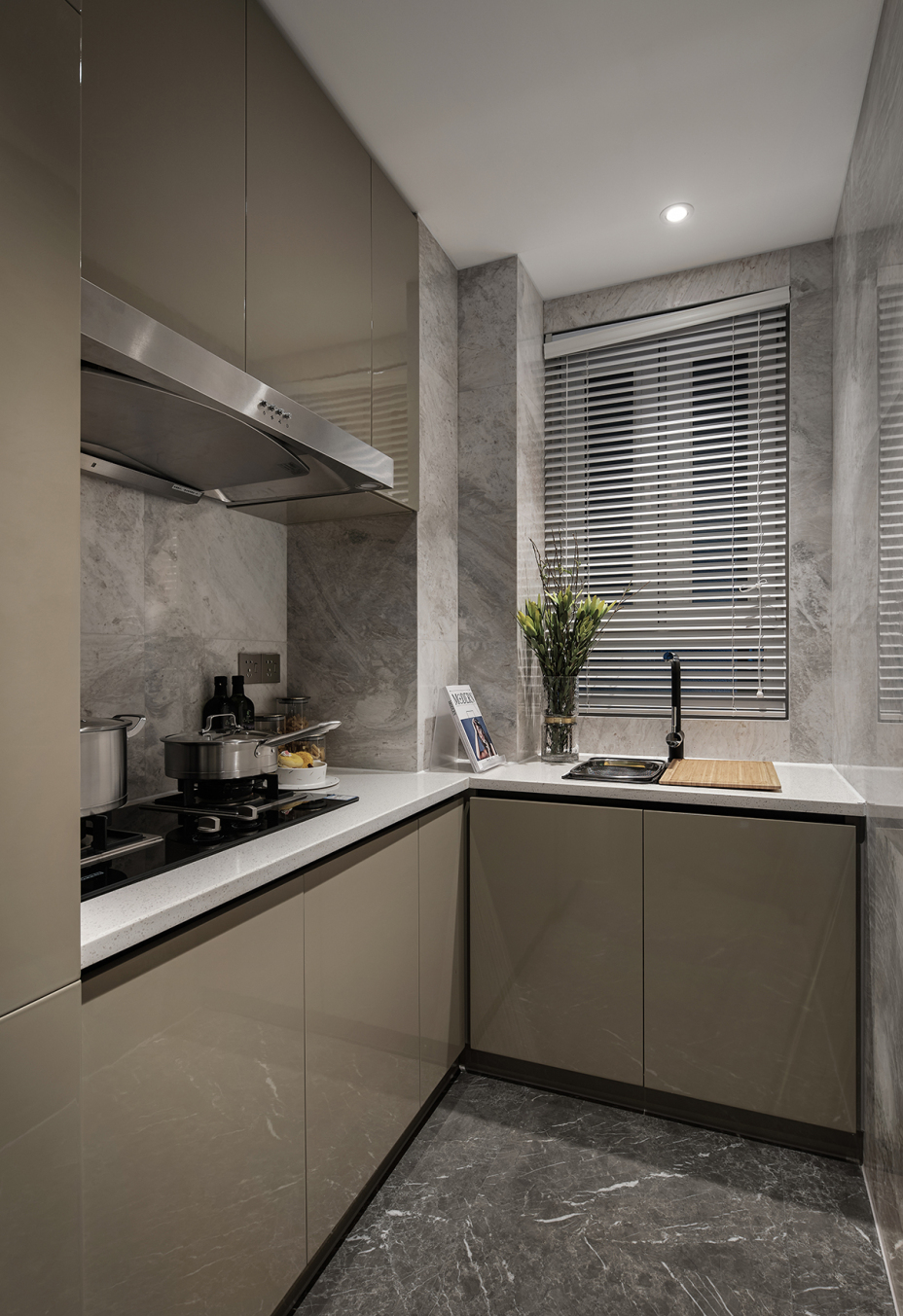 低调奢华轻奢风格室内家装案例效果图-厨房 低调奢华轻奢风格室内家装案例效果图-厨房