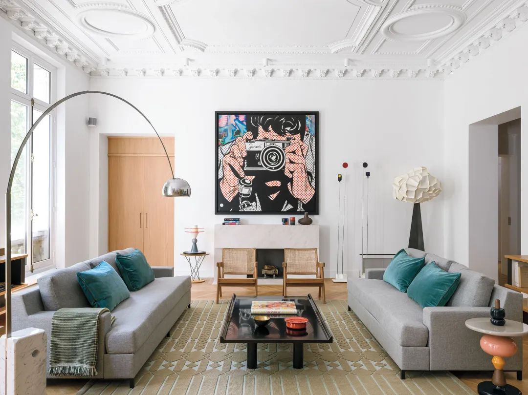 北欧混搭风格家装设计室内装修效果图-客厅 北欧混搭风格家装设计室内装修效果图-客厅