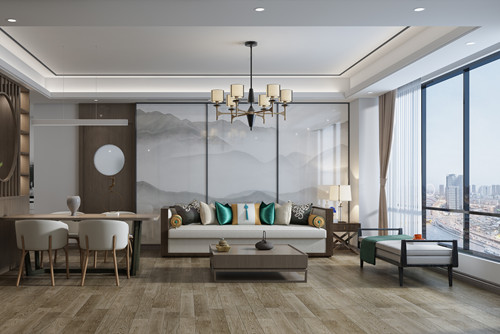 广州100平米以下新中式风格太古汇室内装修设计案例